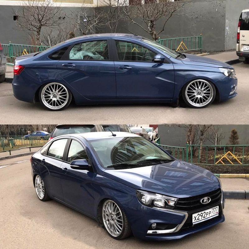 АВТОВАЗ подумывает поставить на LADA Vesta пневмоподвеску