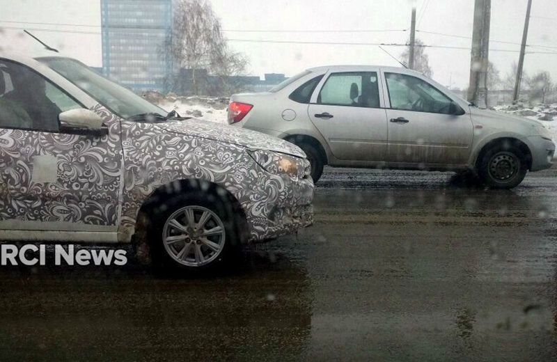 Обновленная Lada Granta вновь замечена на тестах