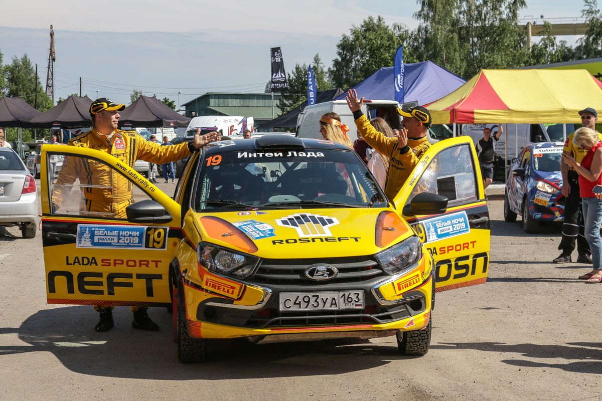 LADA Sport ROSNEFT: финиш в призах на ралли «Белые Ночи»!