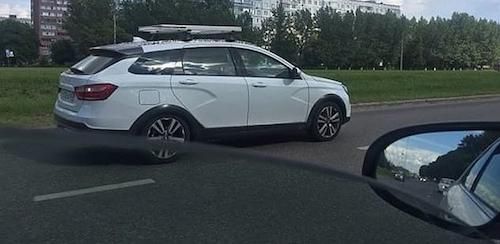 «АвтоВАЗ» разработал багажную систему для универсала Lada Vesta SW? 