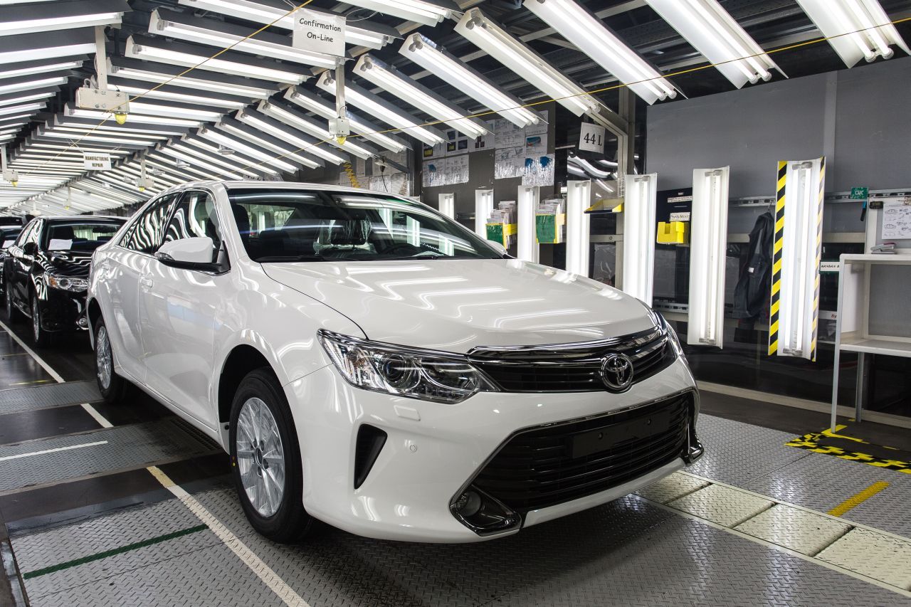 В России началось производство новой Toyota Camry