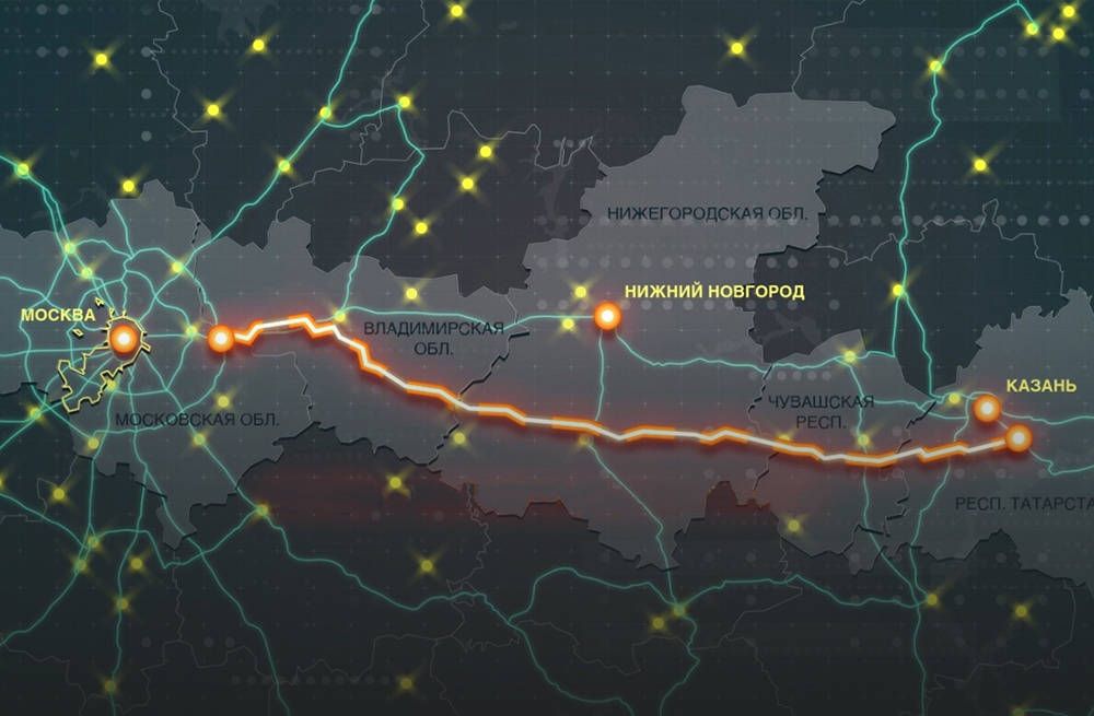 Новая трасса М-12 в два раза сократит время в пути между Москвой и Казанью  