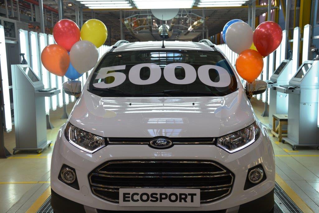 Made in Russia: выпущен 5-тысячный кроссовер Ford EcoSport