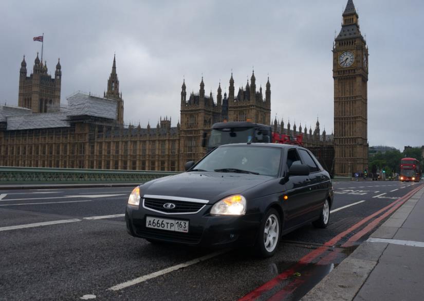 Из Самары в Лондон на LADA Priora