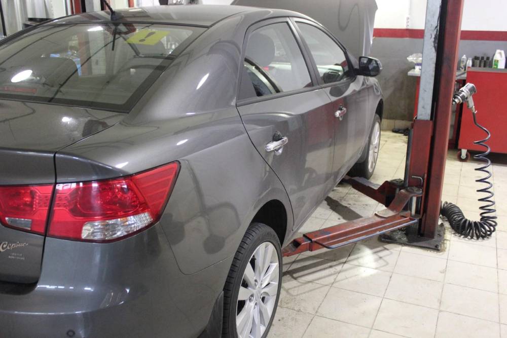 Подготовка к ремонту двигателя Kia
